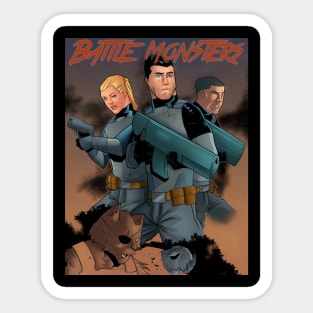 Battle Monsters Issue #1 Cover Art Sticker